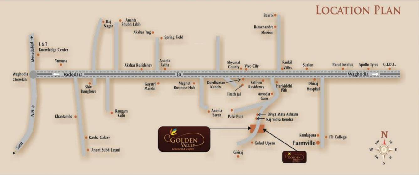  golden valley Location Plan