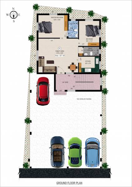 ellora- Cluster Plan for ground Floor
