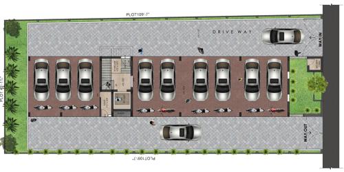  mansarovar Mansarovar Cluster Plan for ground Floor