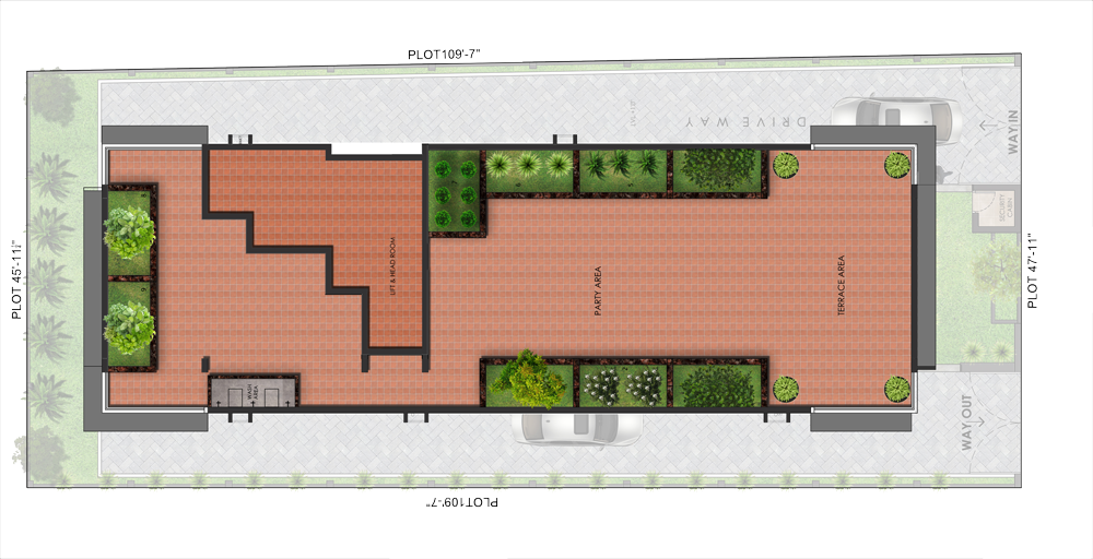  mansarovar Mansarovar Terrace Cluster Plan