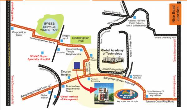  sai-krupa-hills Location Plan