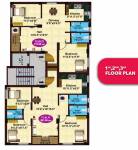  siddharth-enclave Siddharth Enclave Cluster Plan from 1st to 3rd Floor