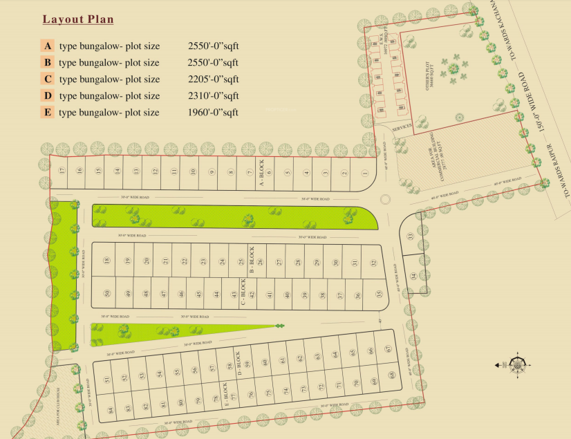aishwarya kingdom Layout Plan