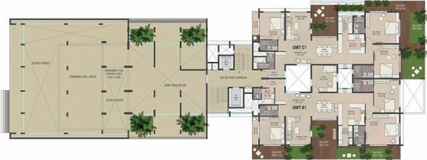  diamond-enclave Diamond Enclave Cluster Plan for 1st Floor