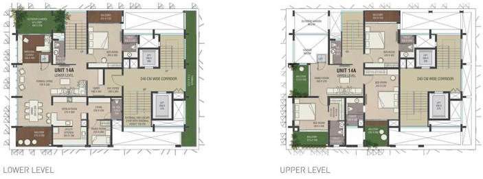  diamond enclave Diamond Enclave Cluster Plan from 14th to 15th Floor