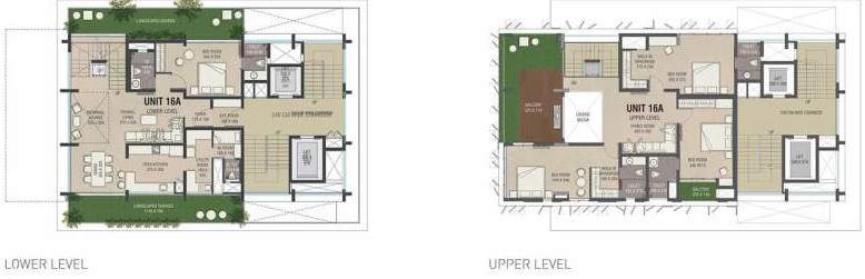  diamond enclave Diamond Enclave Cluster Plan from 16th to 17th Floor