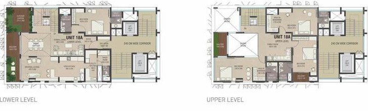  diamond enclave Diamond Enclave Cluster Plan from 18th to 19th Floor