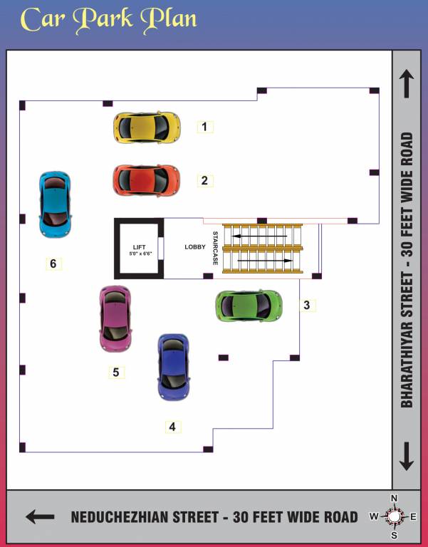  sai nalinam Tower A Cluster Plan for ground Floor