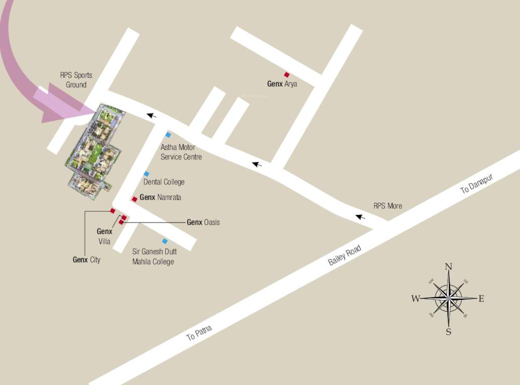  genx landmark Location Plan