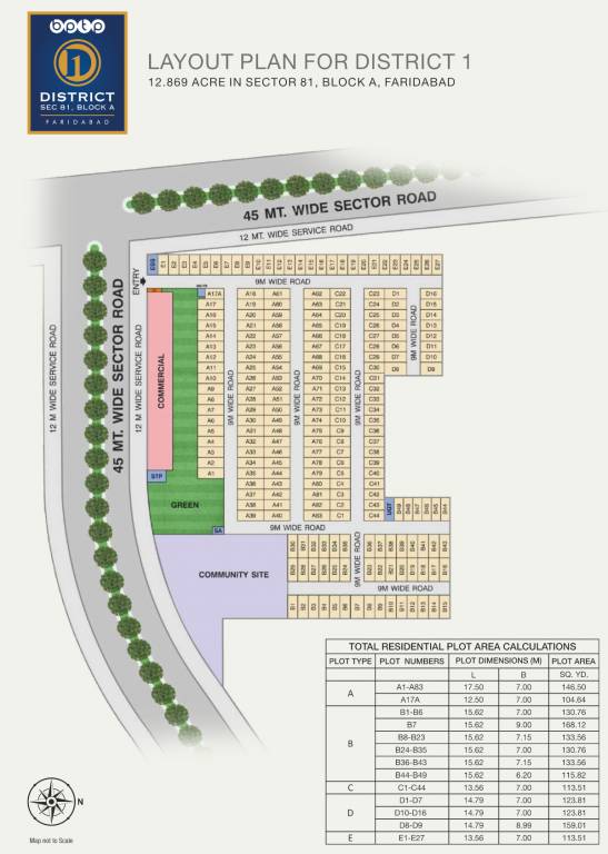  district 4 Layout Plan