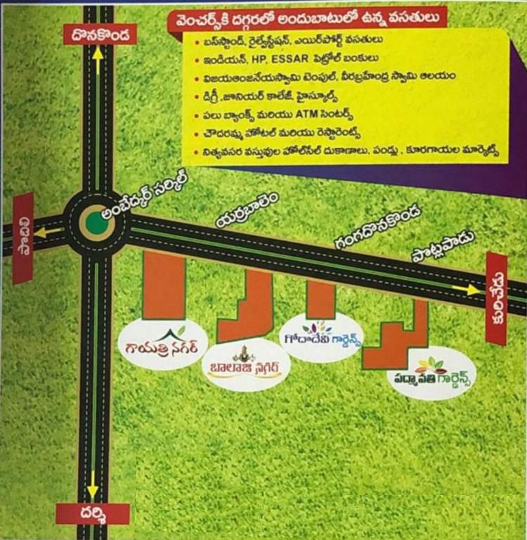  padmavathi gardens Location Plan
