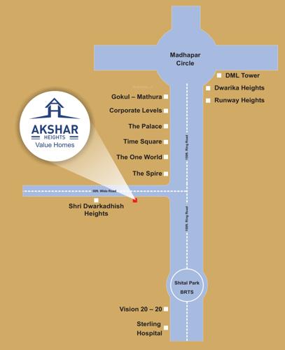  akshar-heights Location Plan