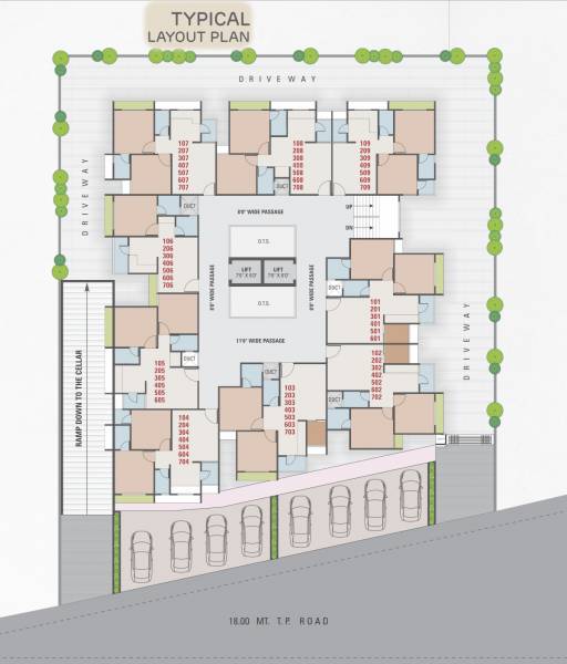  jagannath-residency Layout Plan