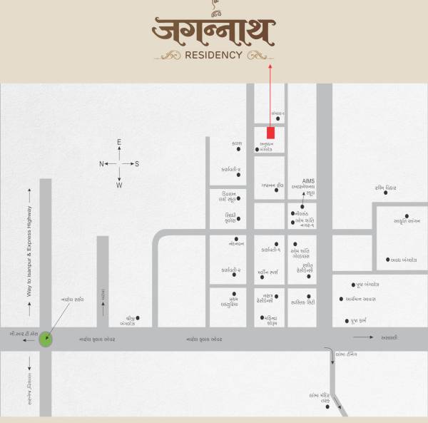  jagannath-residency Location Plan
