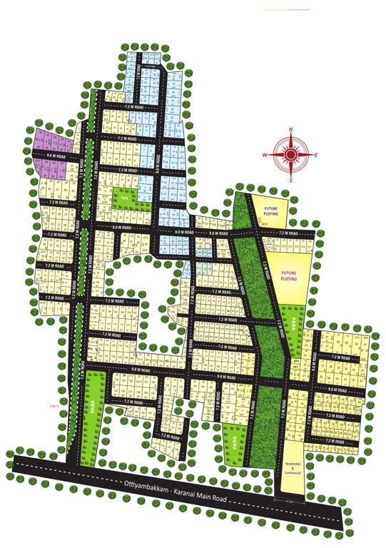  sri sai nagar Layout Plan