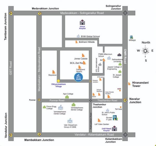  sri-sai-nagar Location Plan