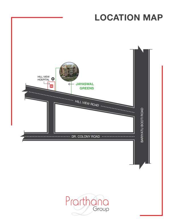  jayaswal greens Location Plan