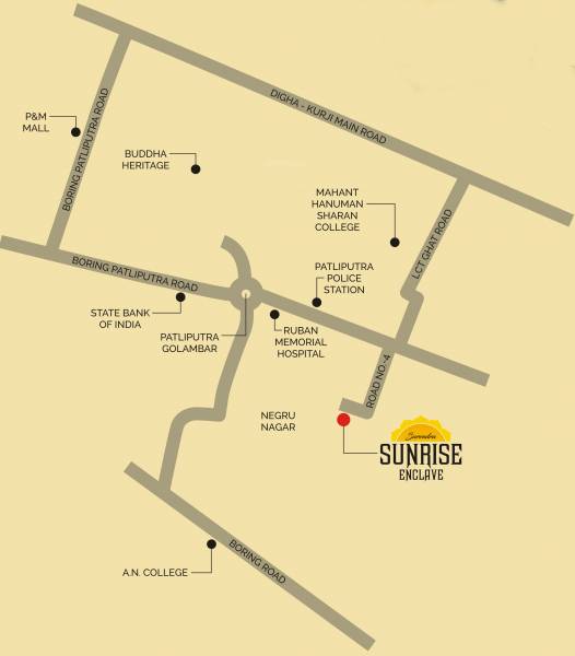  surendra-sunrise-enclave Location Plan