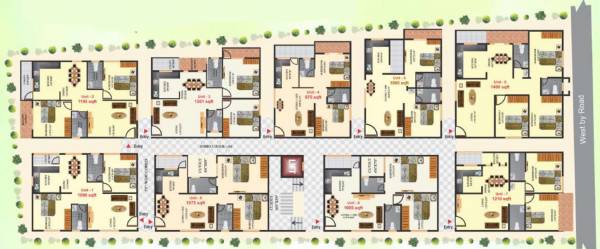  sai-pride Sai Pride Cluster Plan From 1st To 5th Floor