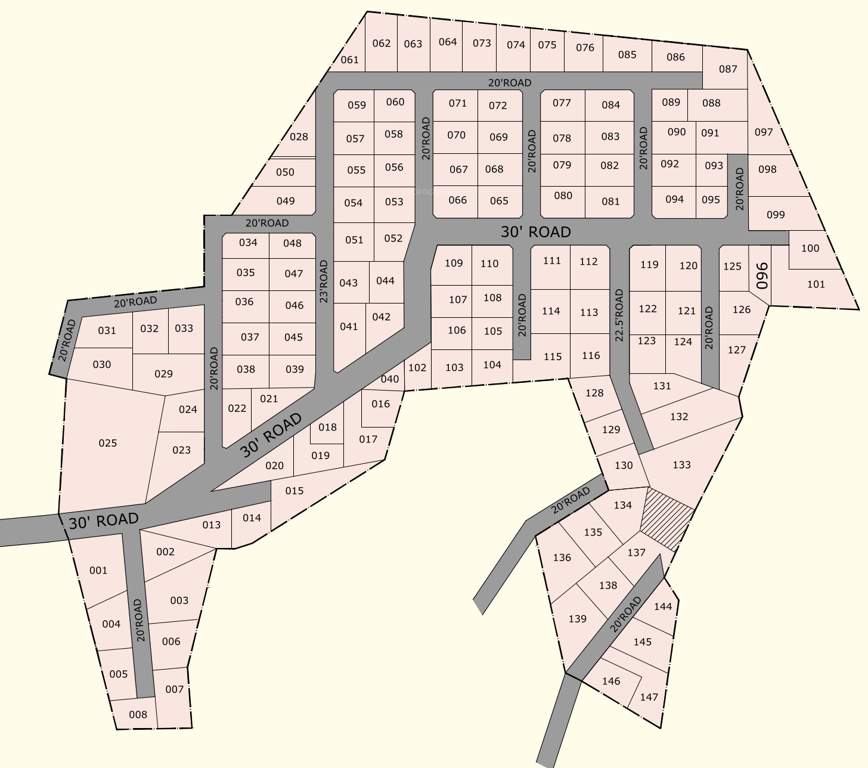  aqua garden city Layout Plan