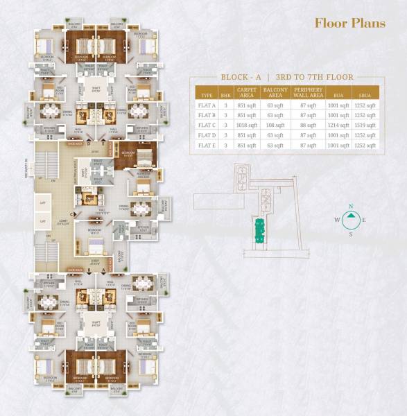  shreejoni A Cluster Plan from 3rd to 7th Floor