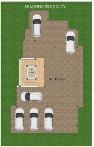  skandha-residency Skandha Residency Cluster Plan for ground Floor
