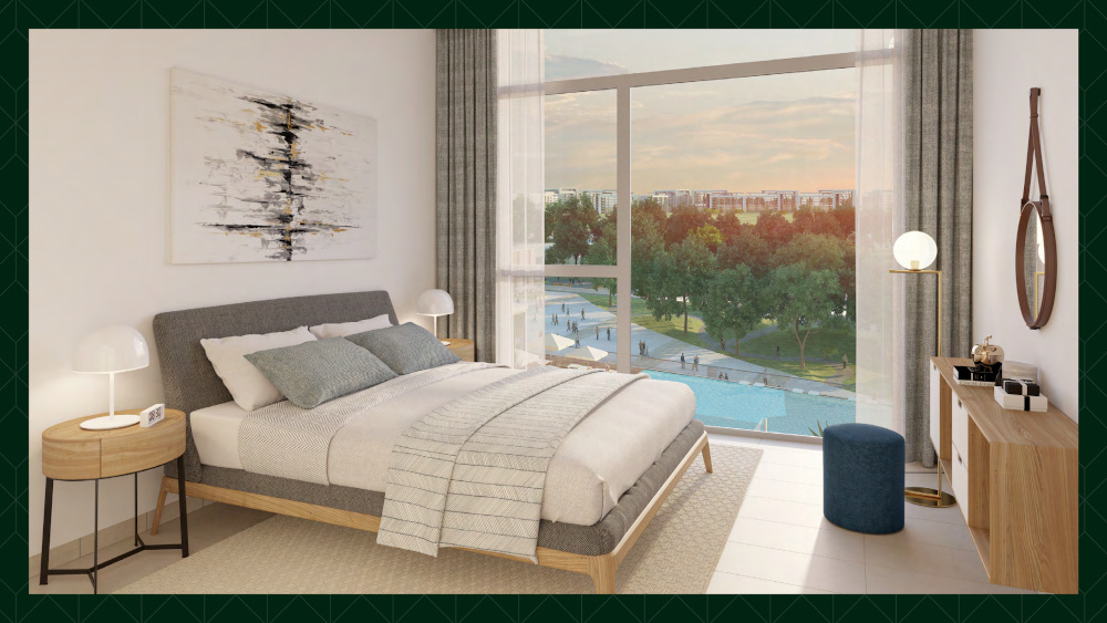  green square Bedroom