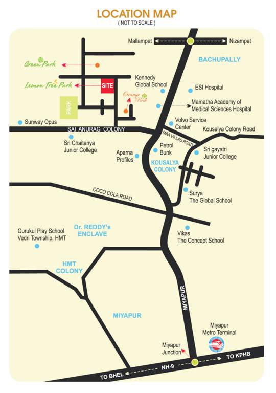  lemon tree park Location Plan