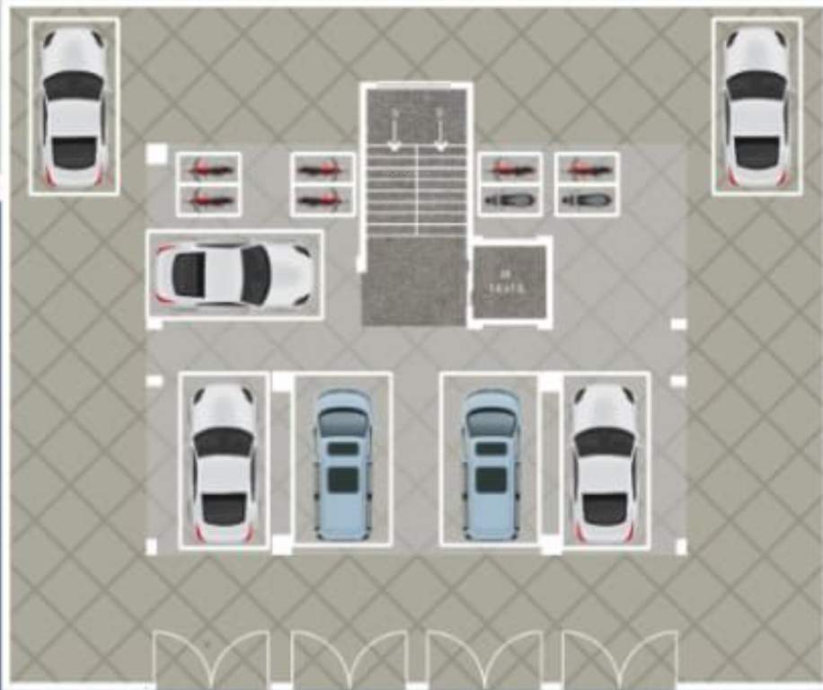  shiwani paradise Shiwani Paradise Cluster Plan for ground Floor