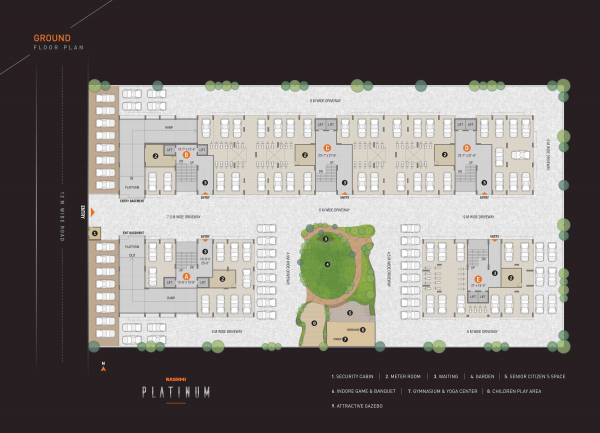  platinum Tower A Cluster Plan