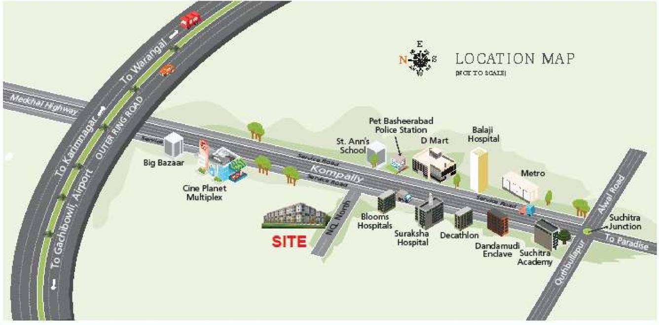  cascade greens Location Plan