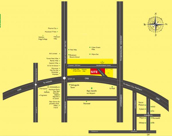  emerald-city Location Plan