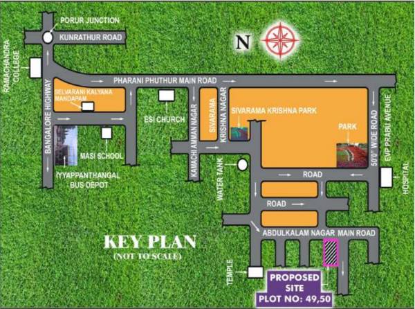  seetha-homes Location Plan