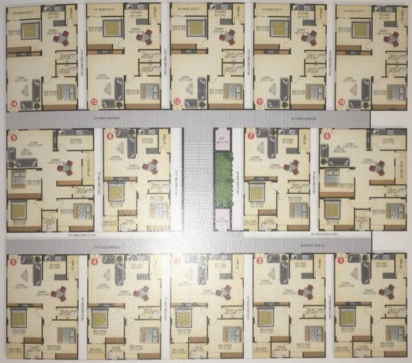  suryas-yogitha-enclave Cluster Plan
