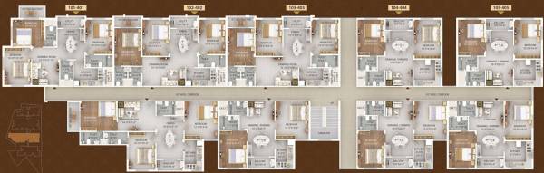  rashmi-gds-residency Block C Floor Cluster Plan