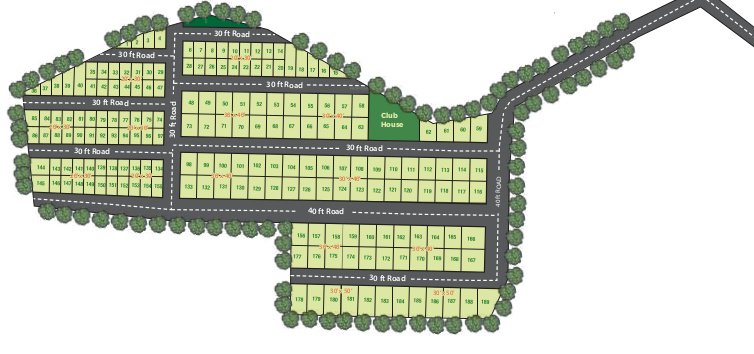  old bangalore Layout Plan