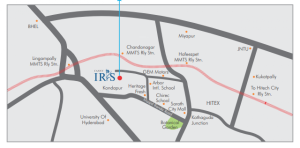  canny-iris Location Plan