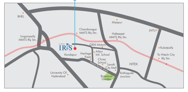  canny iris Location Plan