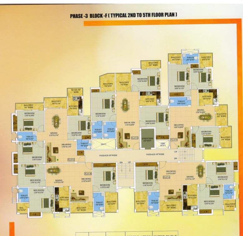 sri ram enclave Cluster Plan