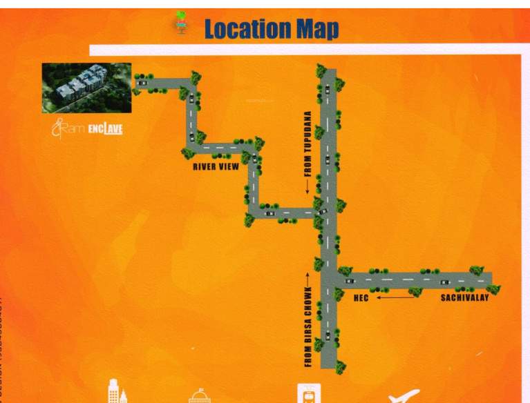  sri ram enclave Location Plan