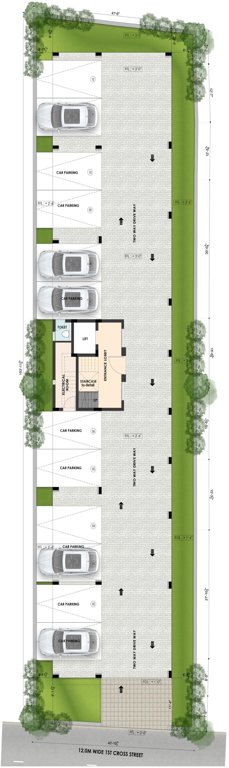  seven hills Seven Hills Cluster Plan For Ground Floor