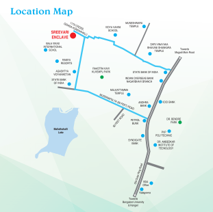  sreevari enclave Location Plan