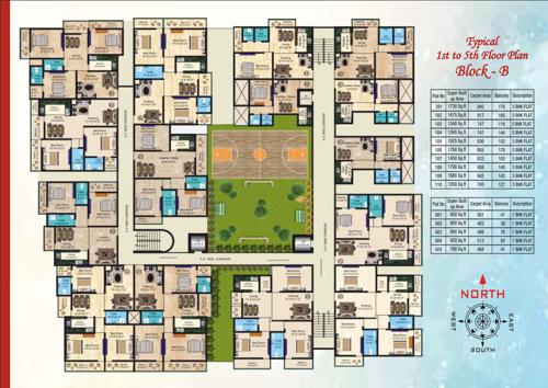 Tower B Cluster Plan shanti-satish-villa Tower B Cluster Plan