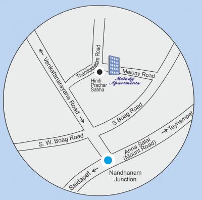  melody-apartments Location Plan
