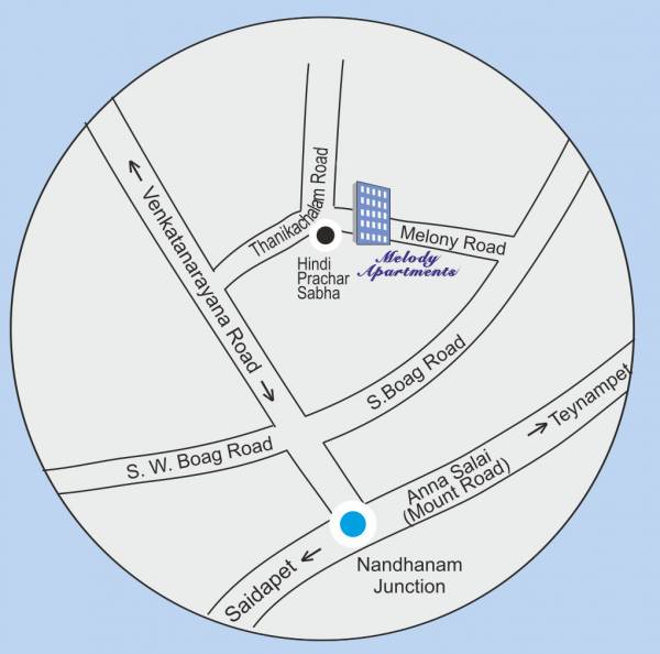 melody-apartments Location Plan
