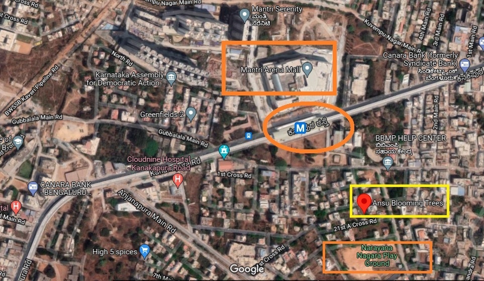  blooming trees Location Plan