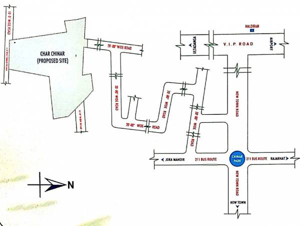  char-chinar Location Plan