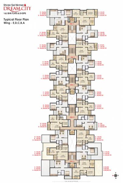  dream-city Wing A Cluster Plan