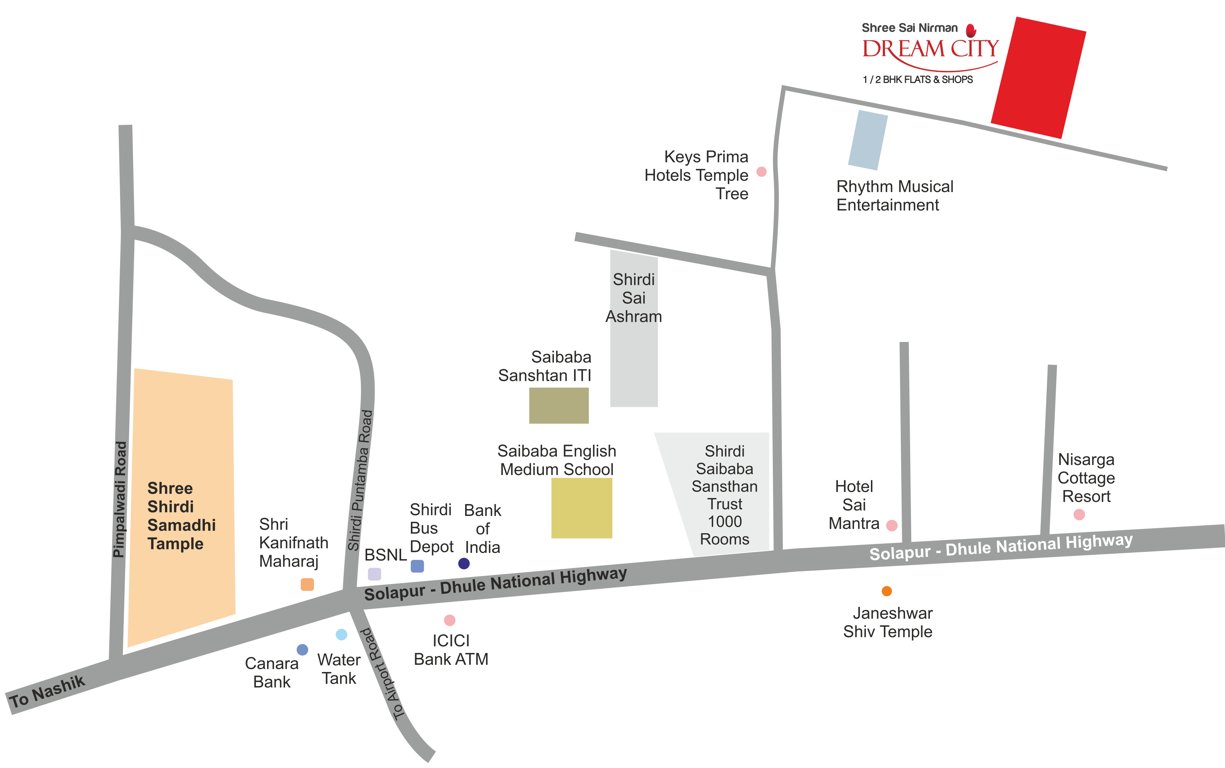 dream city Location Plan