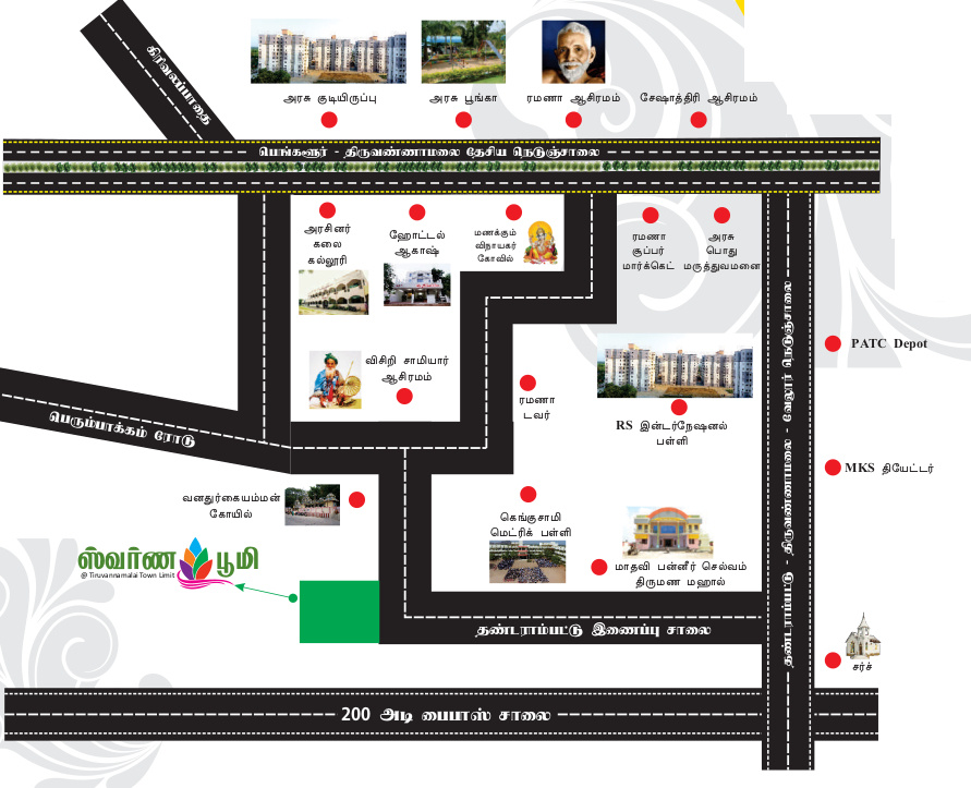  swarna boomi Location Plan